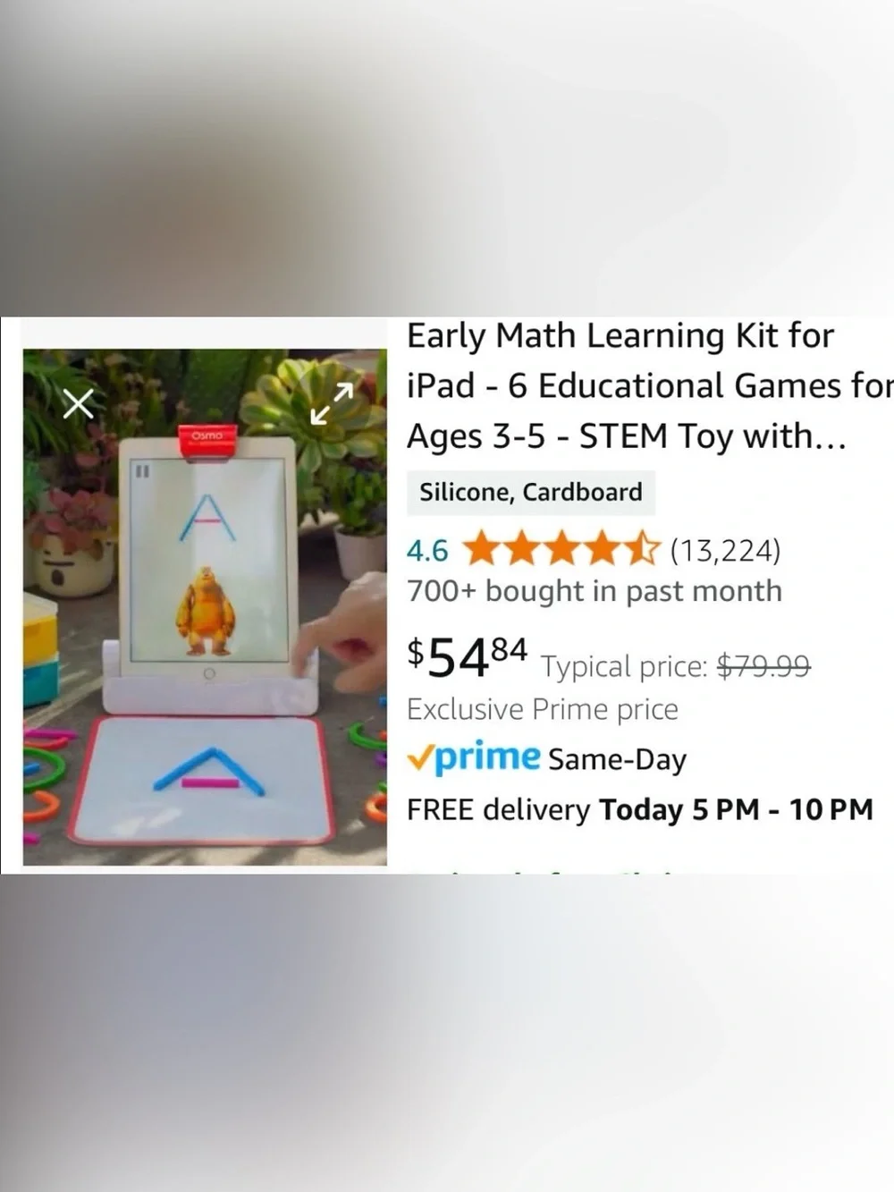 Osmo Creative Kid’s Early Edu Learning Kit — Unisex Interactive PlaySchool